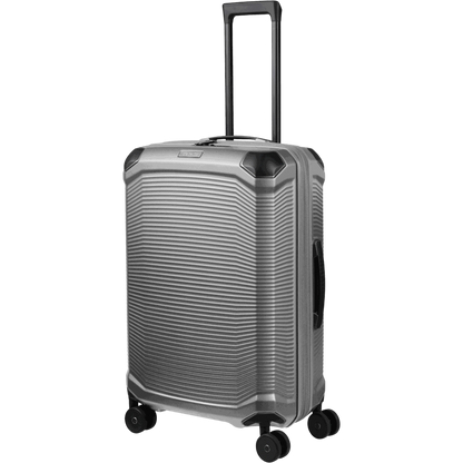 Travelite Millennium 4-Rollen-Koffer M 67 cm erw. -Silver KOFFER-PLUS.COM