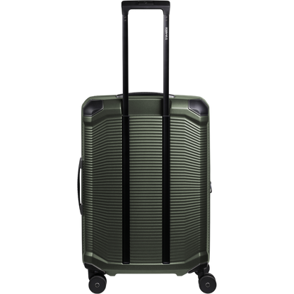 Travelite Millennium 4-Rollen-Koffer M 67 cm erw. -pine green KOFFER-PLUS.COM