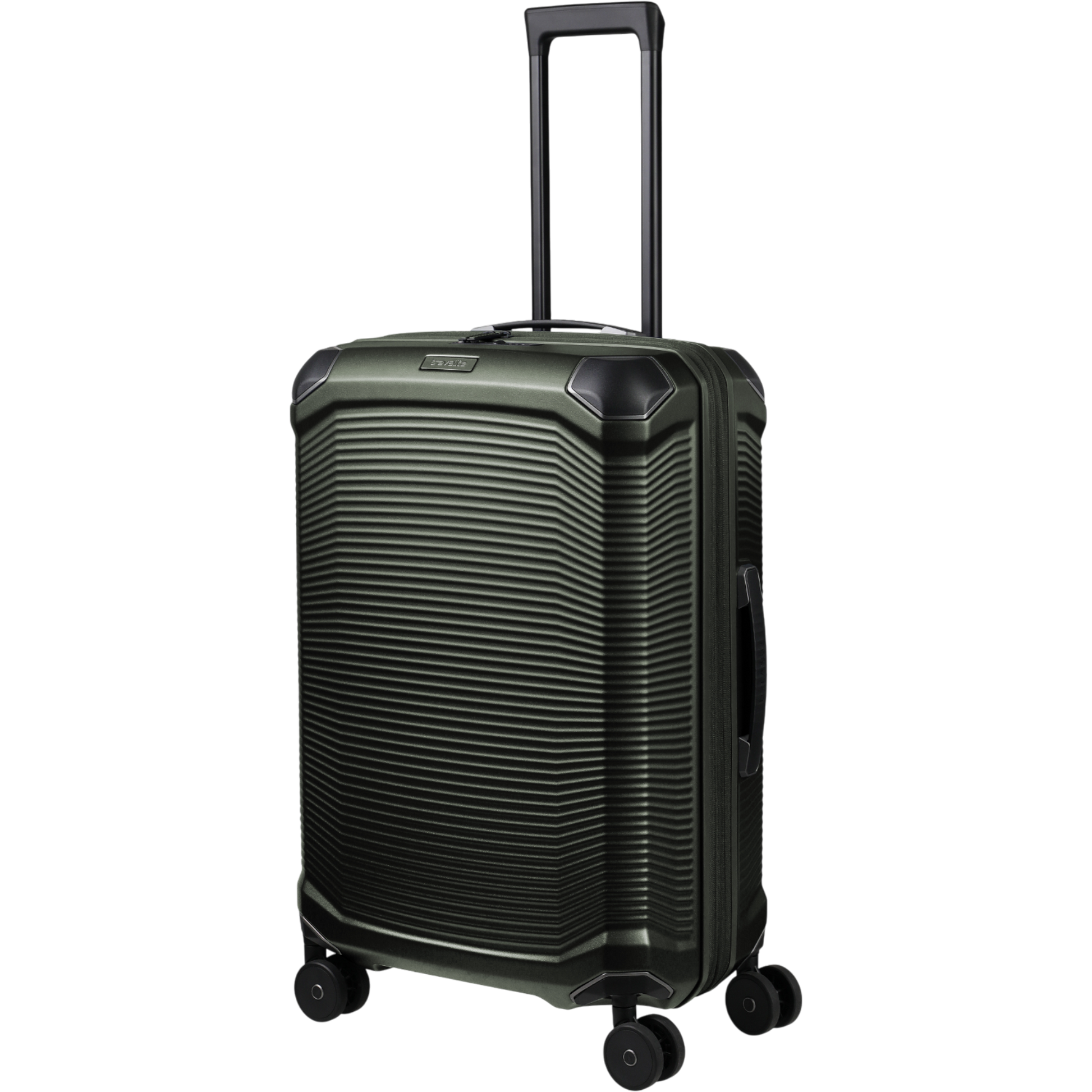 Travelite Millennium 4-Rollen-Koffer M 67 cm erw. -pine green KOFFER-PLUS.COM