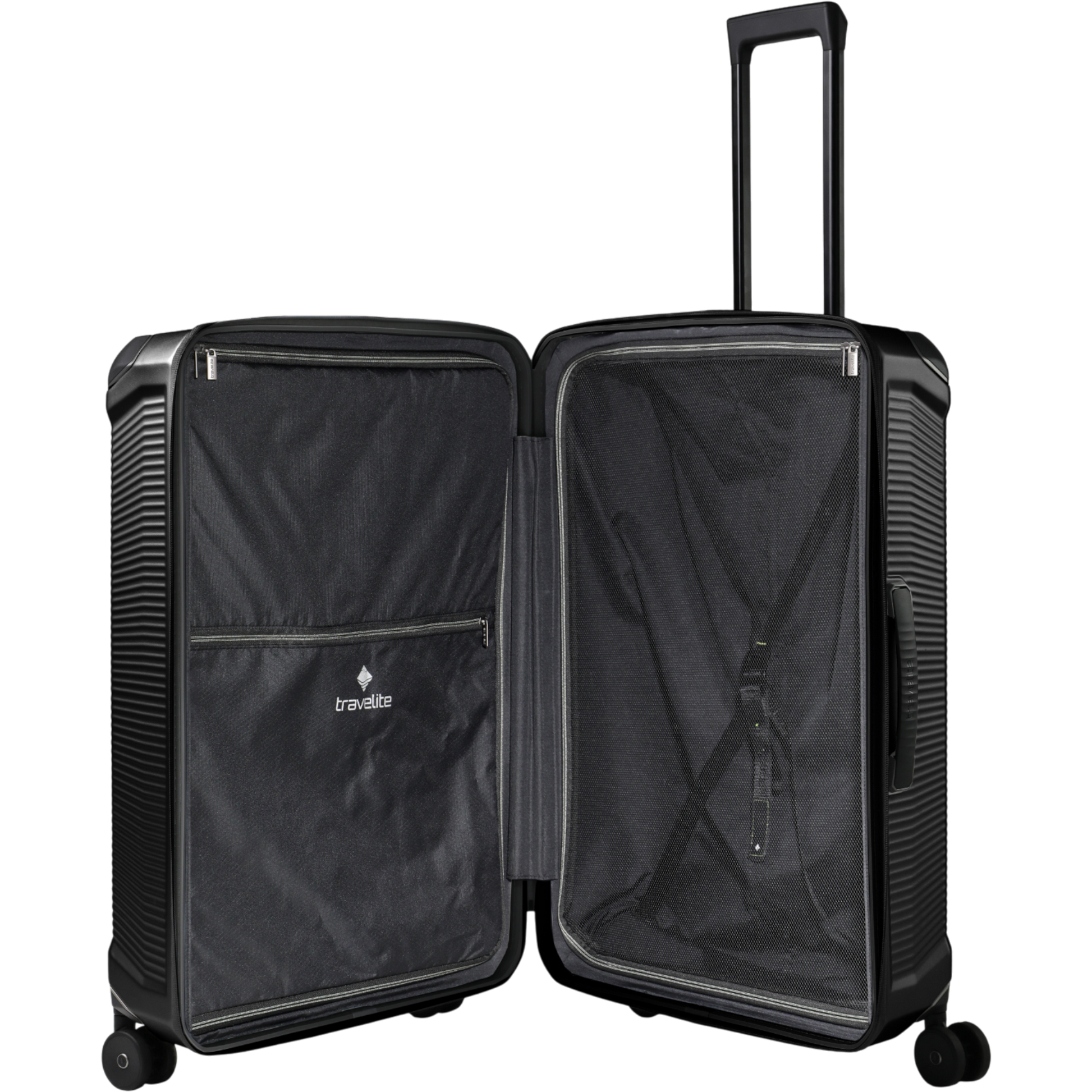 Travelite Millennium 4-Rollen-Koffer L 76 cm -black KOFFER-PLUS.COM