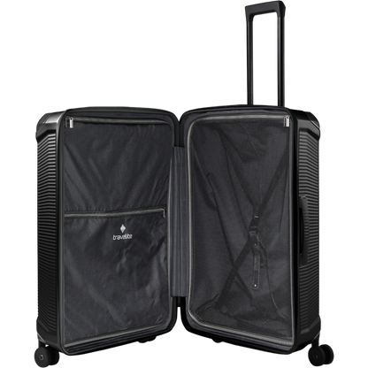 Travelite Millennium 4-Rollen-Koffer L 76 cm -black KOFFER-PLUS.COM