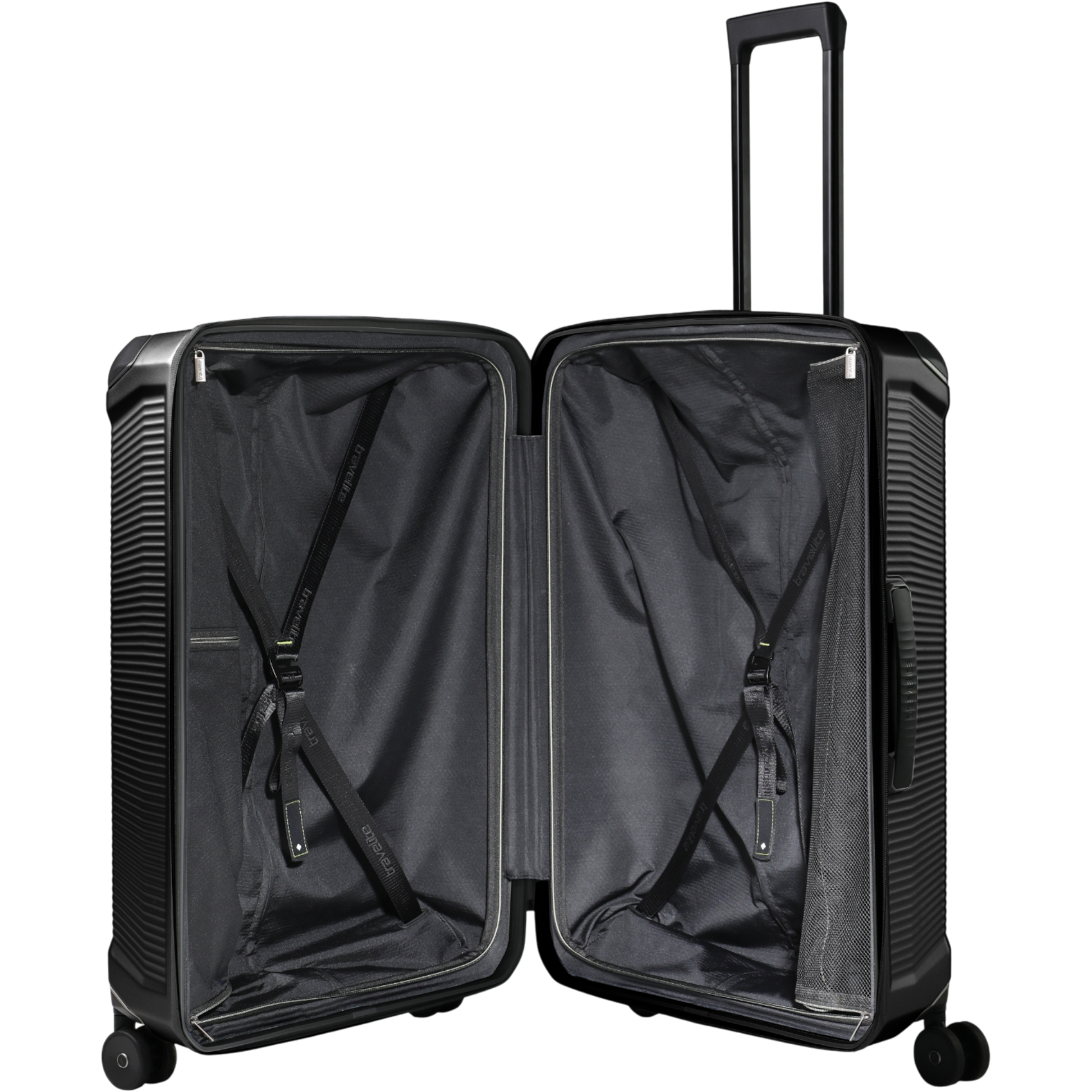 Travelite Millennium 4-Rollen-Koffer L 76 cm -black KOFFER-PLUS.COM