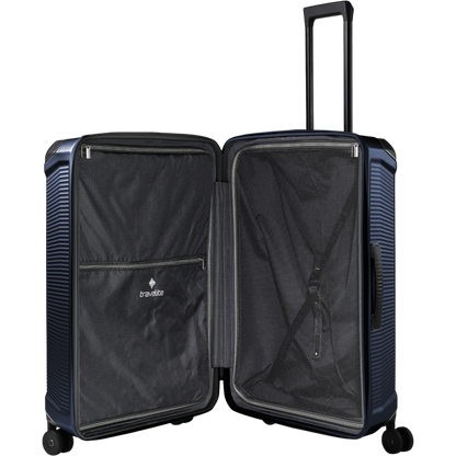 Travelite Millennium 4-Rollen-Koffer L 76 cm -navy KOFFER-PLUS.COM