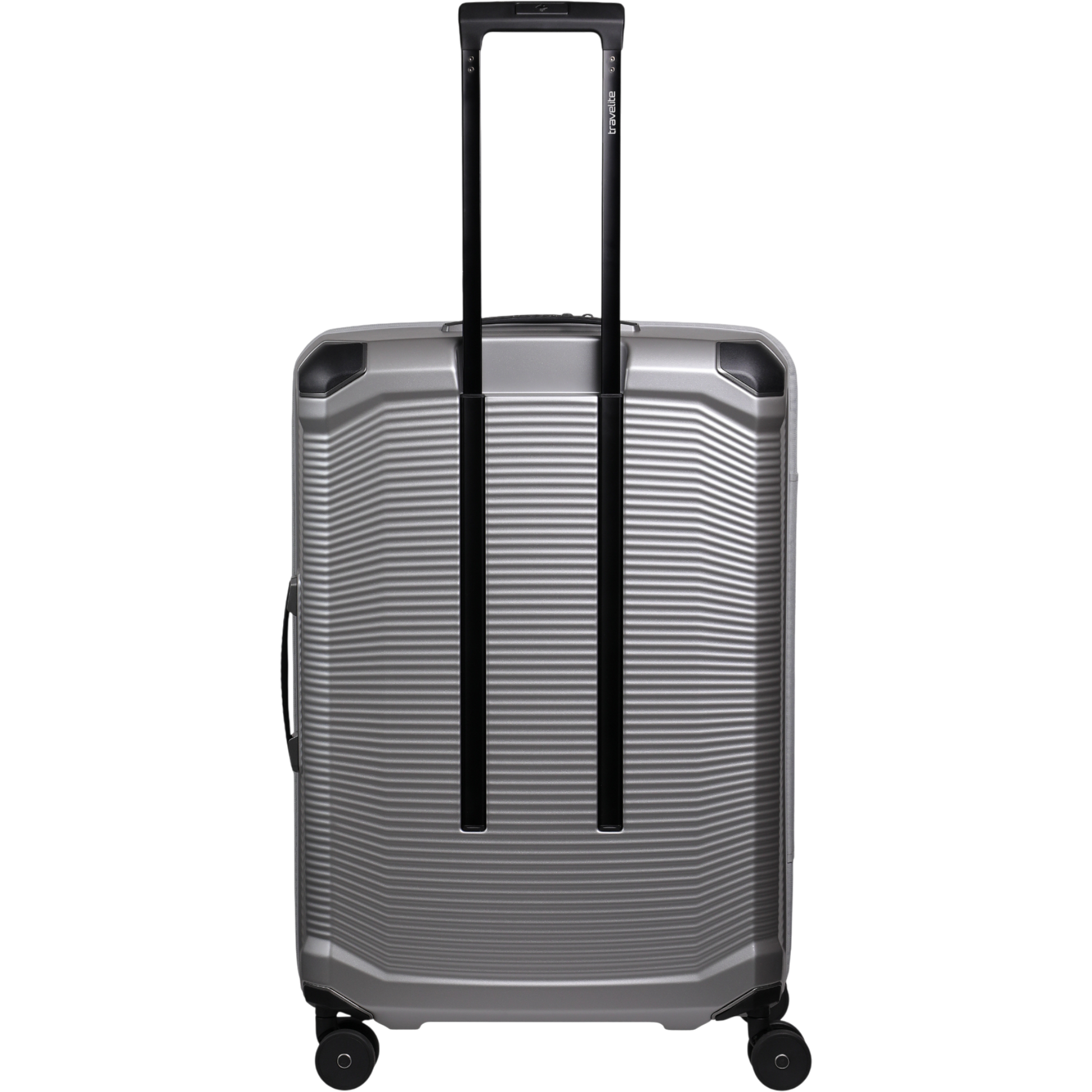 Travelite Millennium 4-Rollen-Koffer L 76 cm -silver KOFFER-PLUS.COM