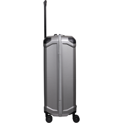 Travelite Millennium 4-Rollen-Koffer L 76 cm -silver KOFFER-PLUS.COM