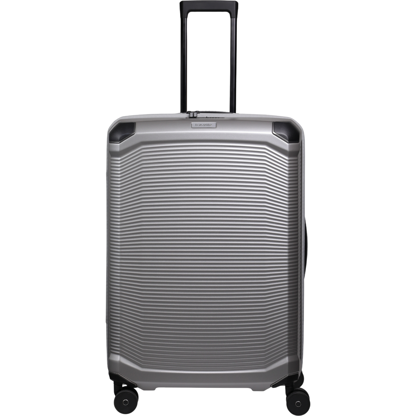 Travelite Millennium 4-Rollen-Koffer L 76 cm -silver KOFFER-PLUS.COM