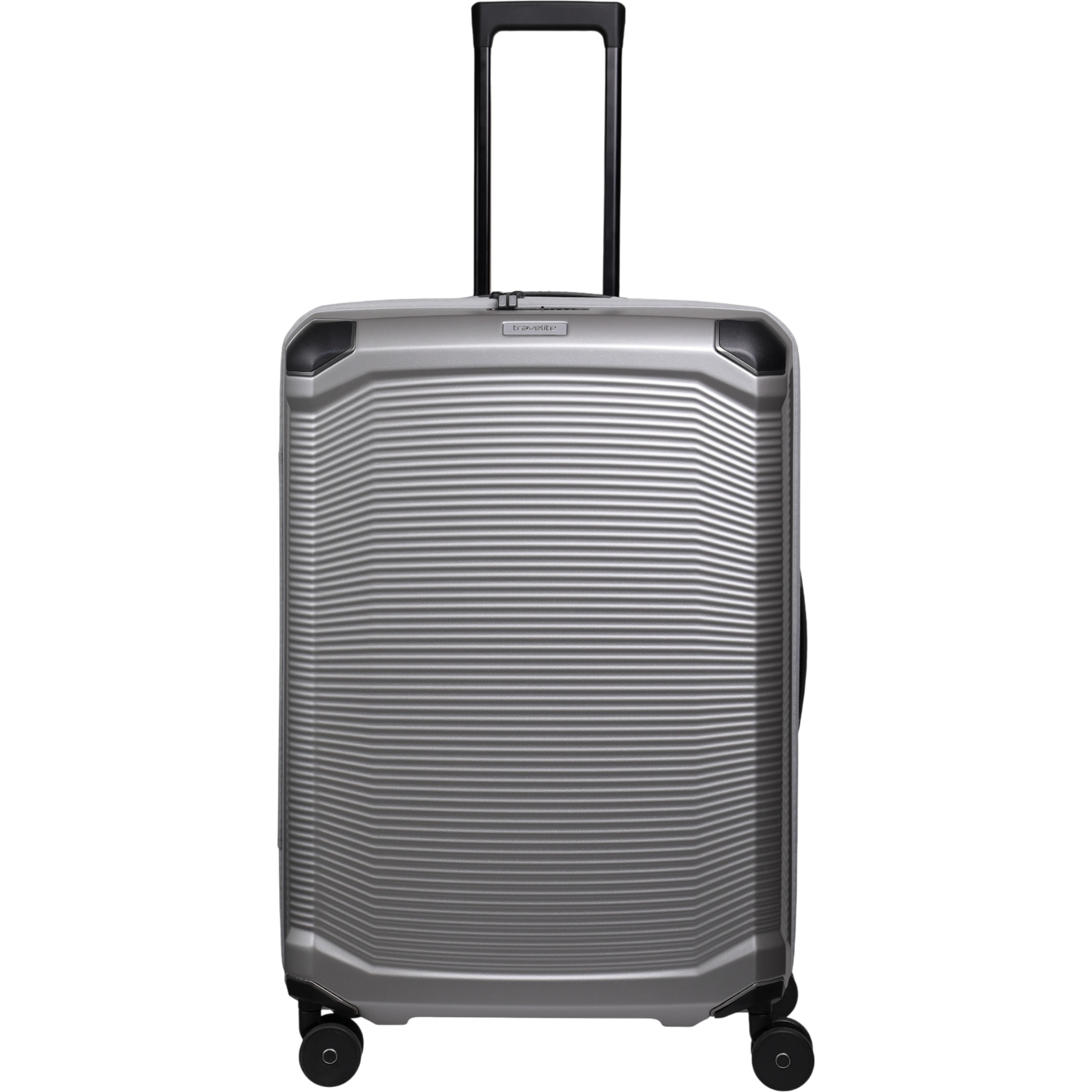 Travelite Millennium 4-Rollen-Koffer L 76 cm -silver KOFFER-PLUS.COM