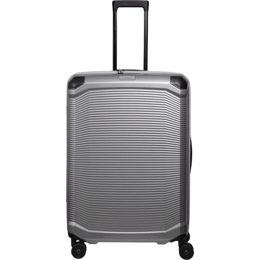 Travelite Millennium 4-Rollen-Koffer L 76 cm -silver KOFFER-PLUS.COM