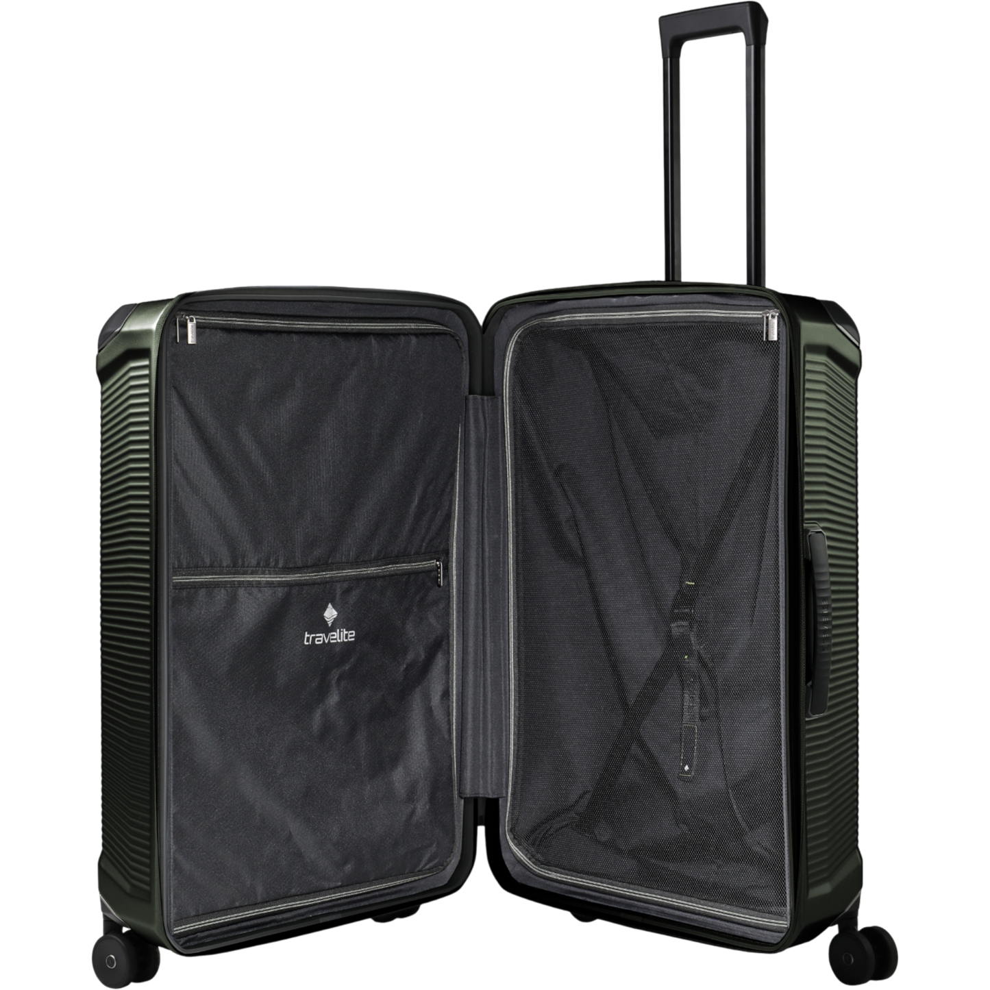 Travelite Millennium 4-Rollen-Koffer L 76 cm -pine green KOFFER-PLUS.COM