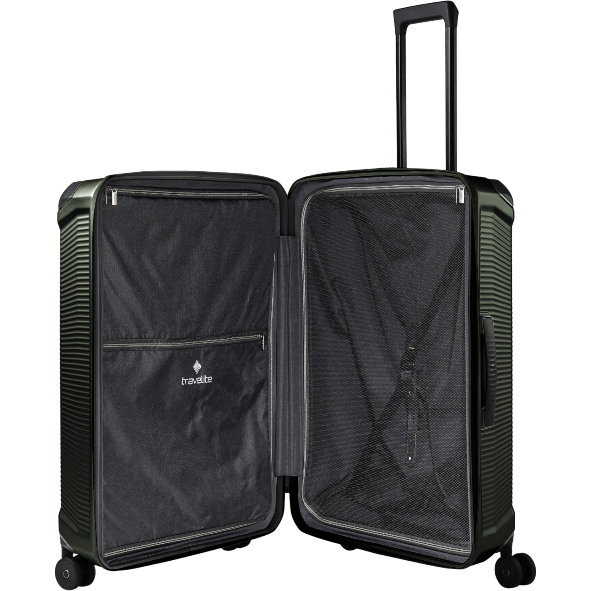 Travelite Millennium 4-Rollen-Koffer L 76 cm -pine green KOFFER-PLUS.COM