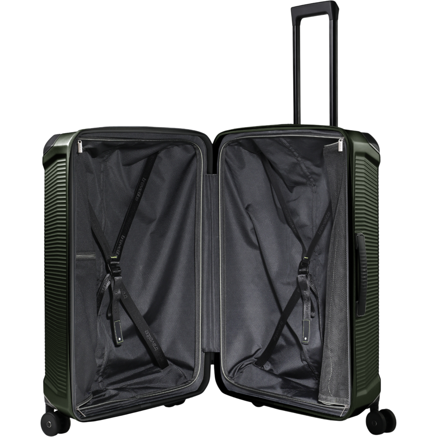 Travelite Millennium 4-Rollen-Koffer L 76 cm -pine green KOFFER-PLUS.COM