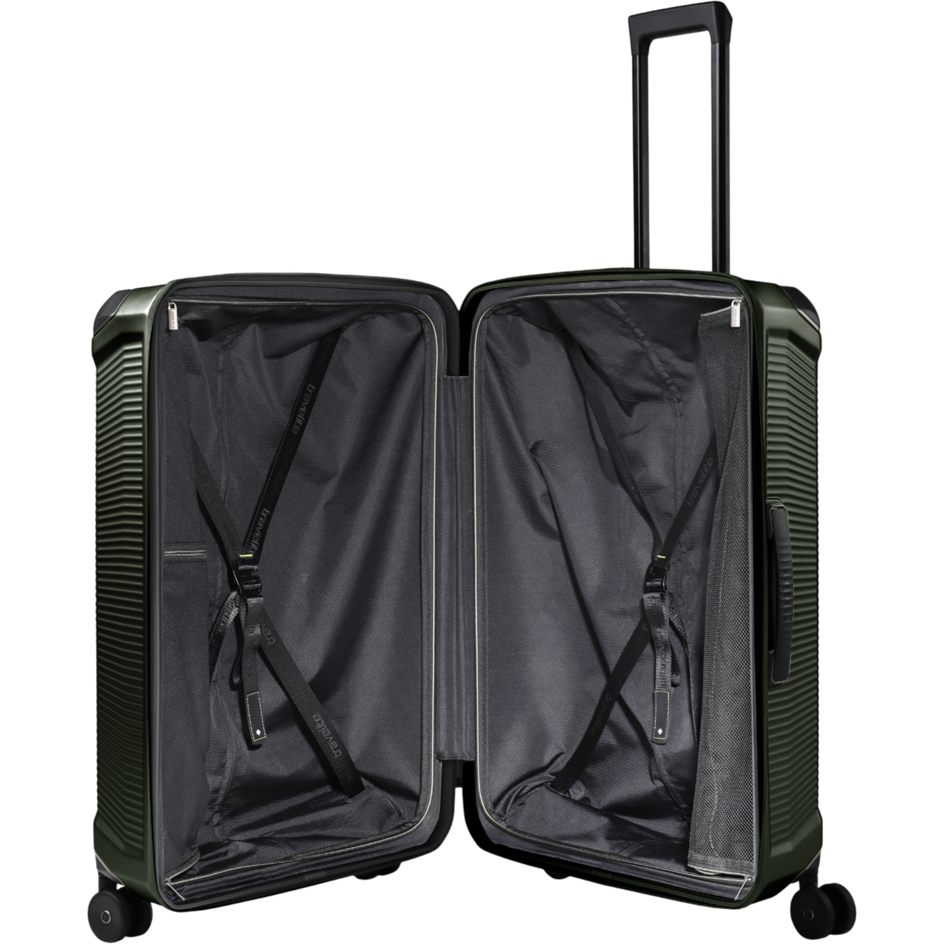 Travelite Millennium 4-Rollen-Koffer L 76 cm -pine green KOFFER-PLUS.COM