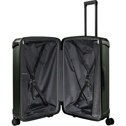 Travelite Millennium 4-Rollen-Koffer L 76 cm -pine green KOFFER-PLUS.COM