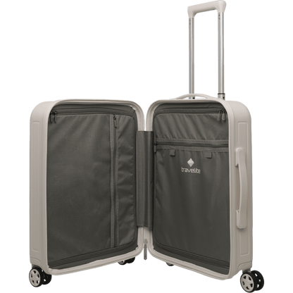 Travelite Panello 4-Rad-Kabinentrolley S 55 cm -Ivory KOFFER-PLUS.COM