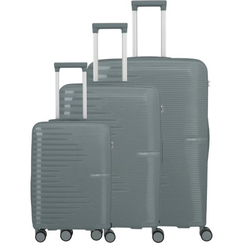 Travelite Pacific 4-Rollen-Koffer-Set 3tlg. L/M/S -anthracite