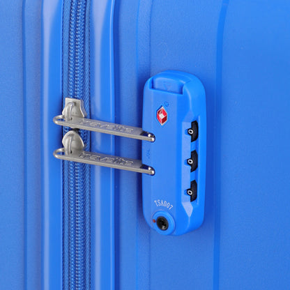 Travelite Pacific 4-Rollen-Koffer-Set 3tlg. L/M/S -blue KOFFER-PLUS.COM