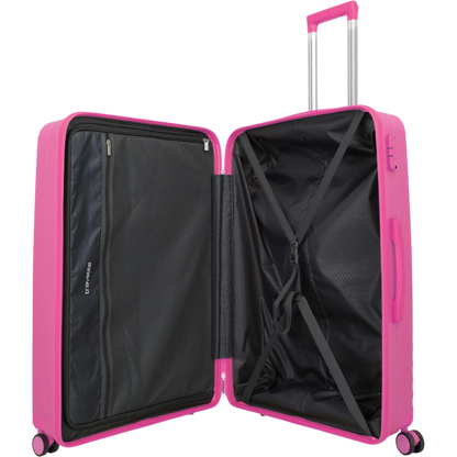 Travelite Pacific 4-Rollen-Koffer-Set 3tlg. L/M/S -pink KOFFER-PLUS.COM