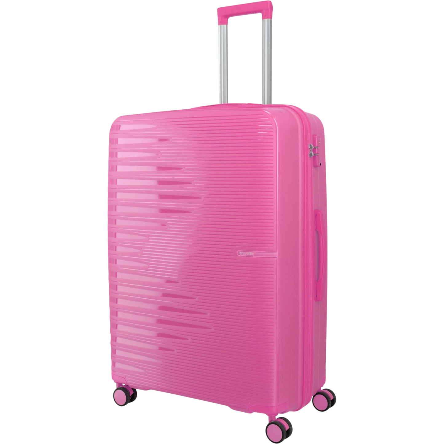 Travelite Pacific 4-Rollen-Koffer-Set 3tlg. L/M/S -pink KOFFER-PLUS.COM