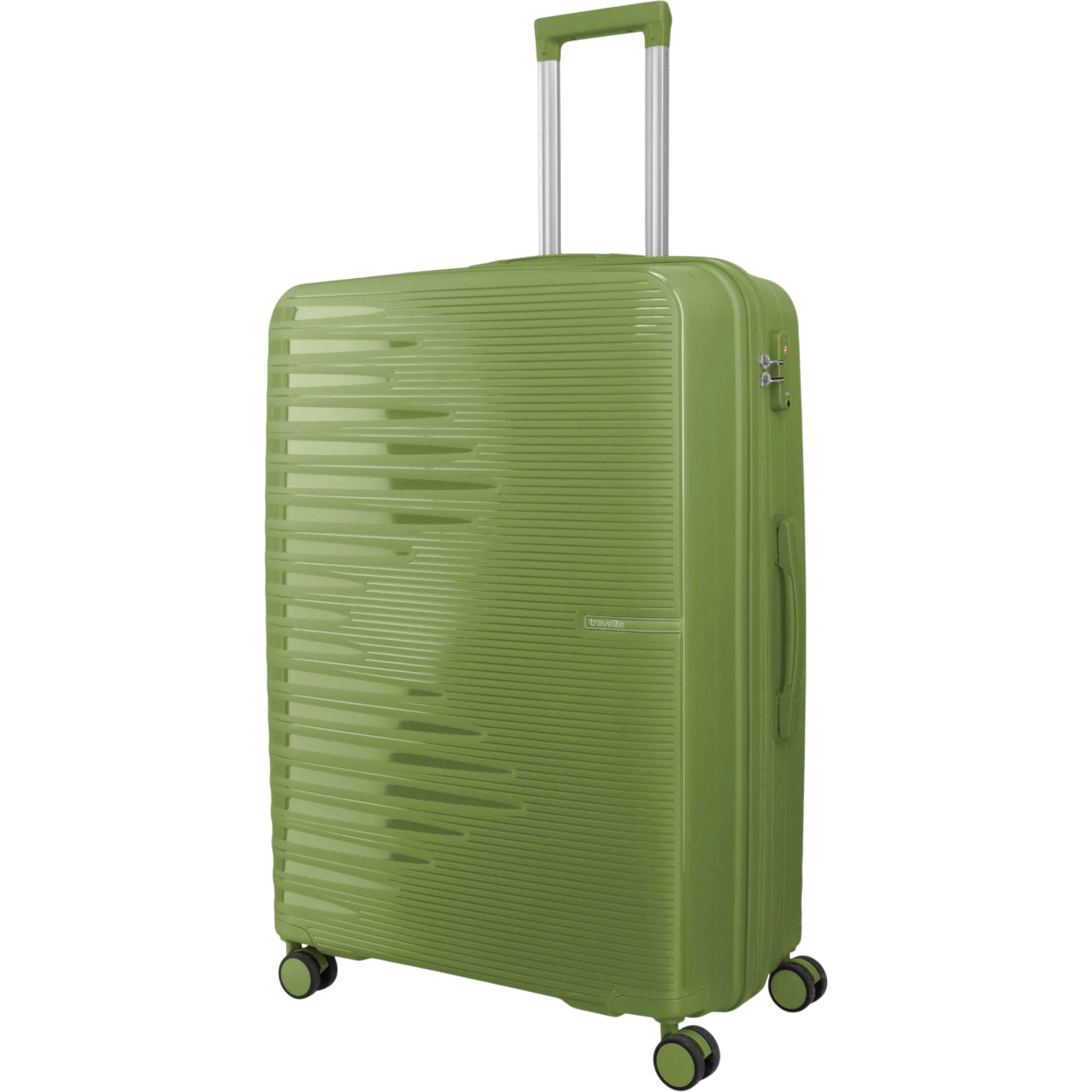 Travelite Pacific 4-Rollen-Koffer-Set 3tlg. L/M/S -olive KOFFER-PLUS.COM