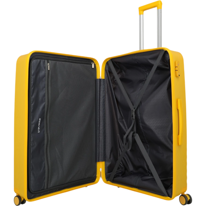 Travelite Pacific 4-Rollen-Koffer-Set 3tlg. L/M/S -yellow KOFFER-PLUS.COM