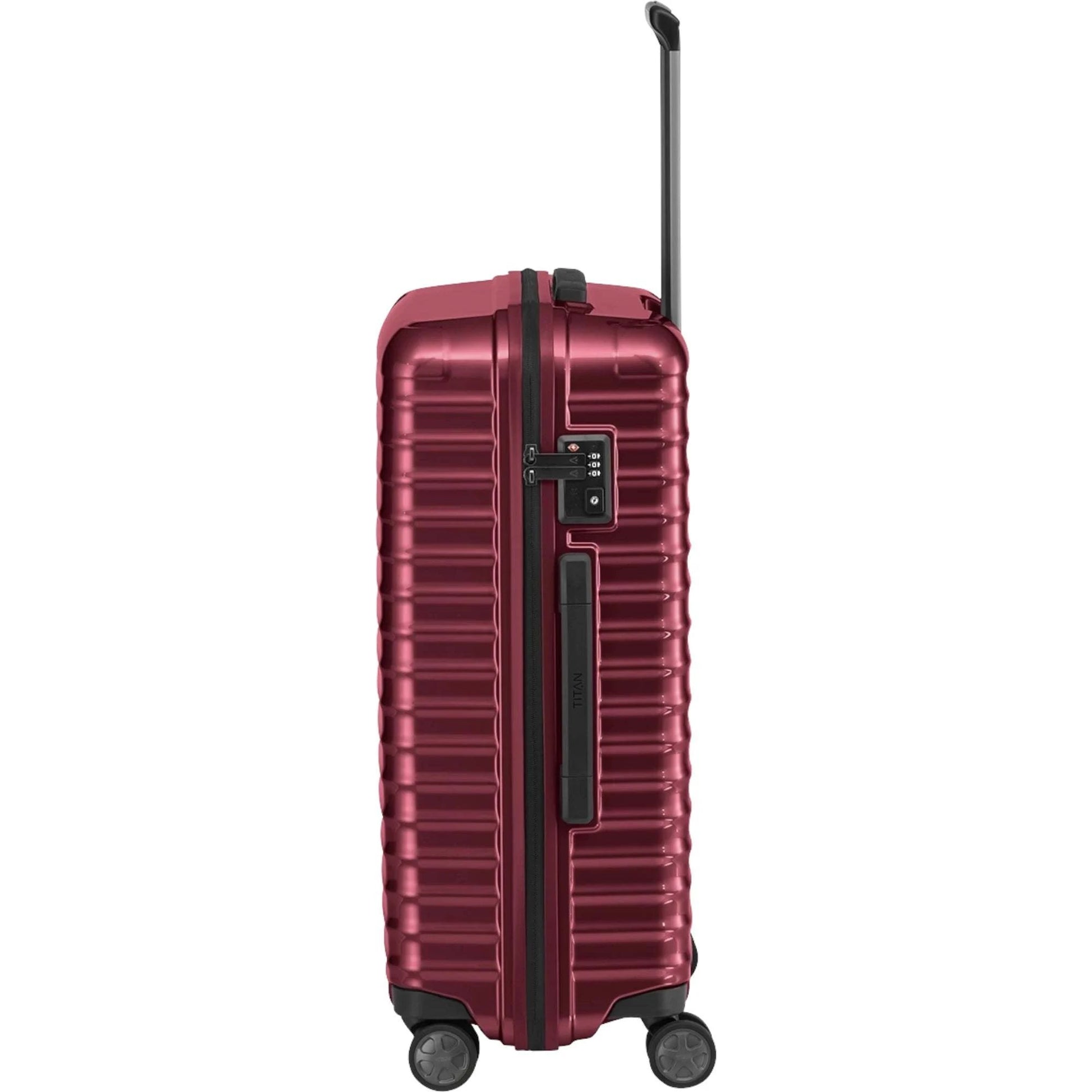 TITAN LITRON 4-Rollen-Trolley M 69 cm -Kirschrot KOFFER-PLUS.COM