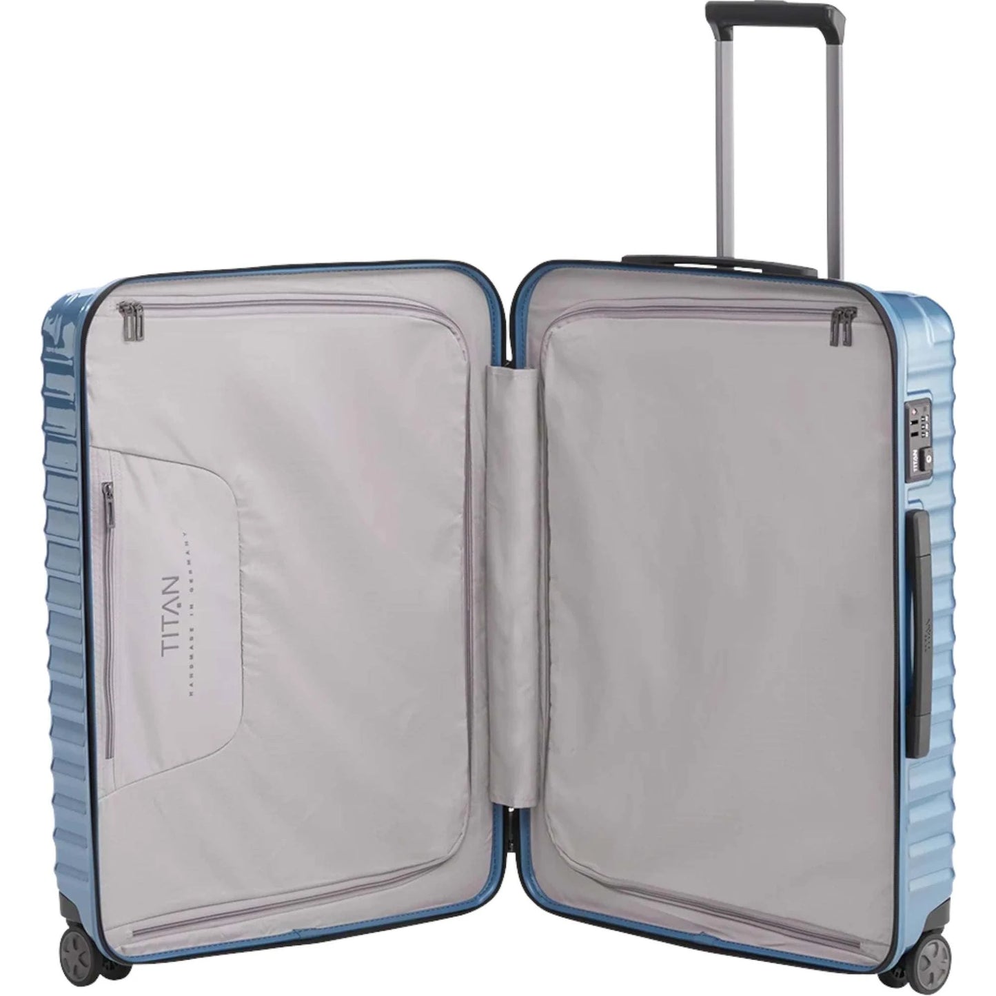 TITAN LITRON 4-Rollen-Trolley M 69 cm -Eisblau KOFFER-PLUS.COM