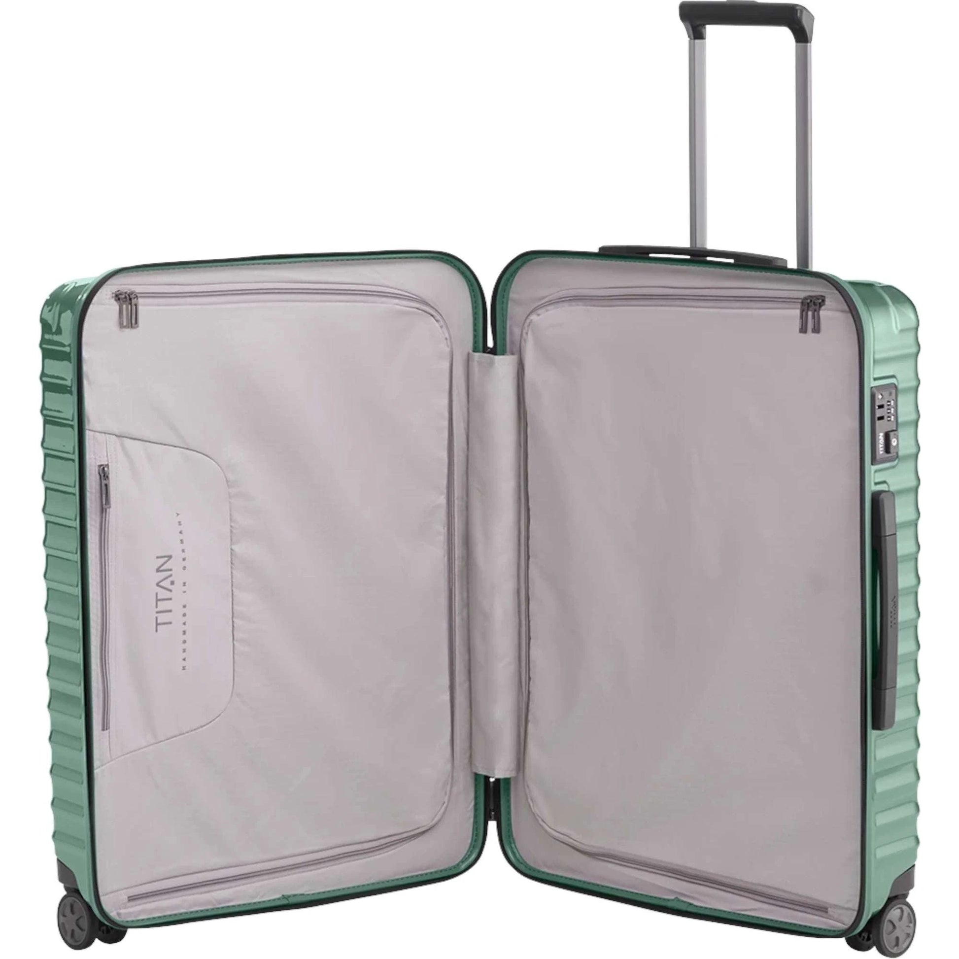 TITAN LITRON 4-Rollen-Trolley M 69 cm -Traubengrün KOFFER-PLUS.COM