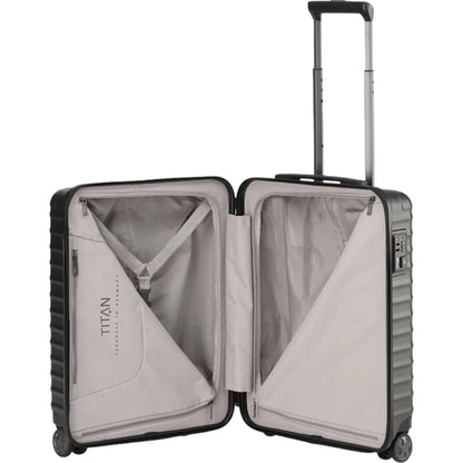 TITAN LITRON 4-Rollen Bordtrolley S 55 cm -Schwarz KOFFER-PLUS.COM