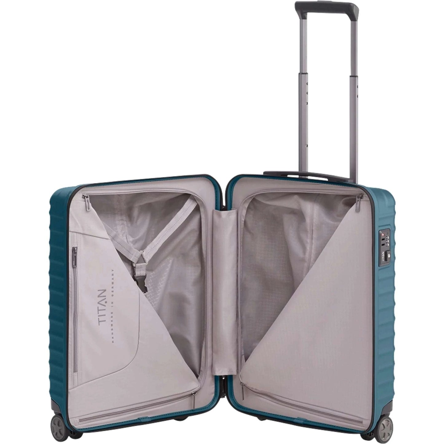 TITAN LITRON 4-Rollen Bordtrolley S 55 cm -Petrol KOFFER-PLUS.COM