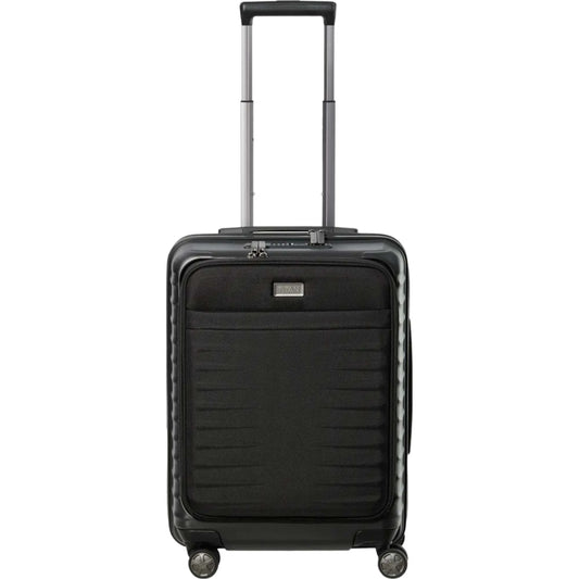 TITAN LITRON 4-Rollen Bordtrolley S mit Vortasche 55 cm -Schwarz KOFFER-PLUS.COM