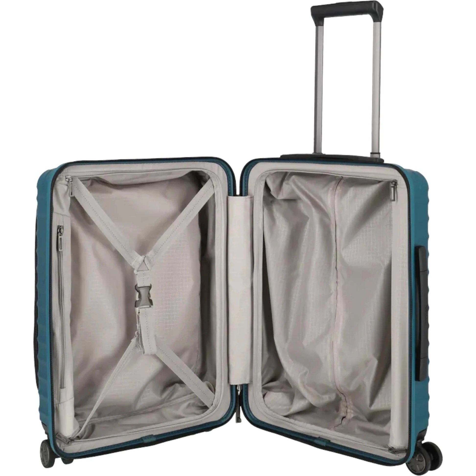 TITAN LITRON 4-Rollen Bordtrolley S mit Vortasche 55 cm -Petrol KOFFER-PLUS.COM