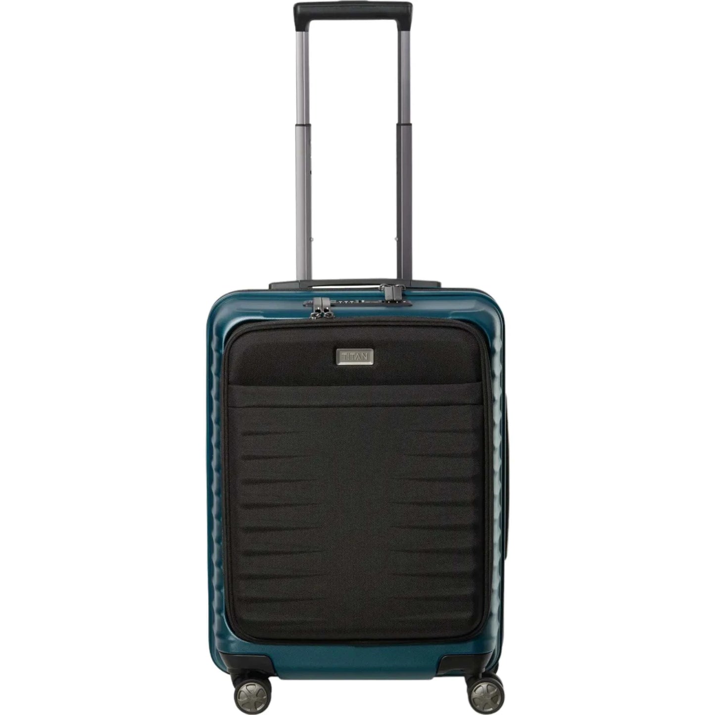 TITAN LITRON 4-Rollen Bordtrolley S mit Vortasche 55 cm -Petrol KOFFER-PLUS.COM