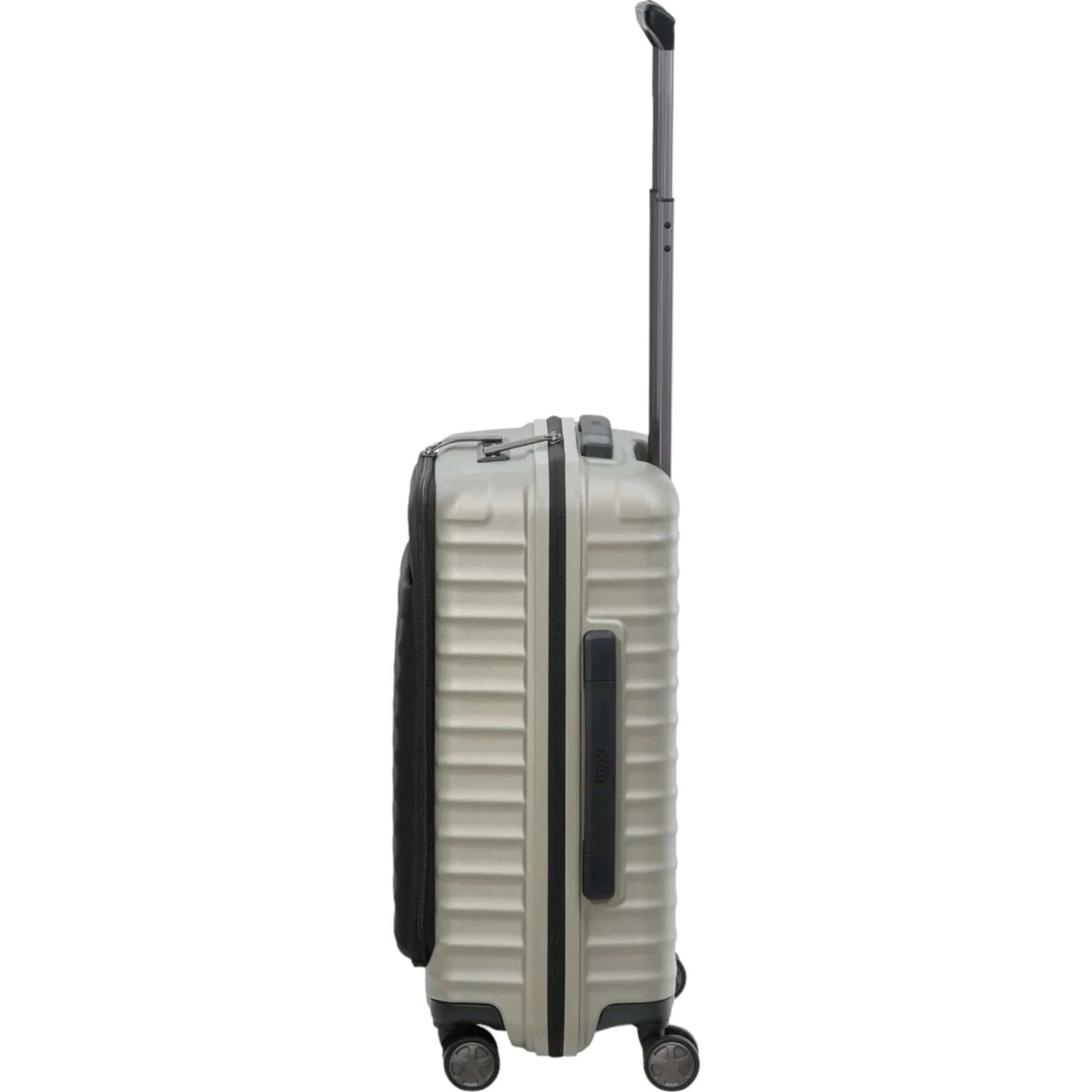 TITAN LITRON 4-Rollen Bordtrolley S mit Vortasche 55 cm -Champagner KOFFER-PLUS.COM