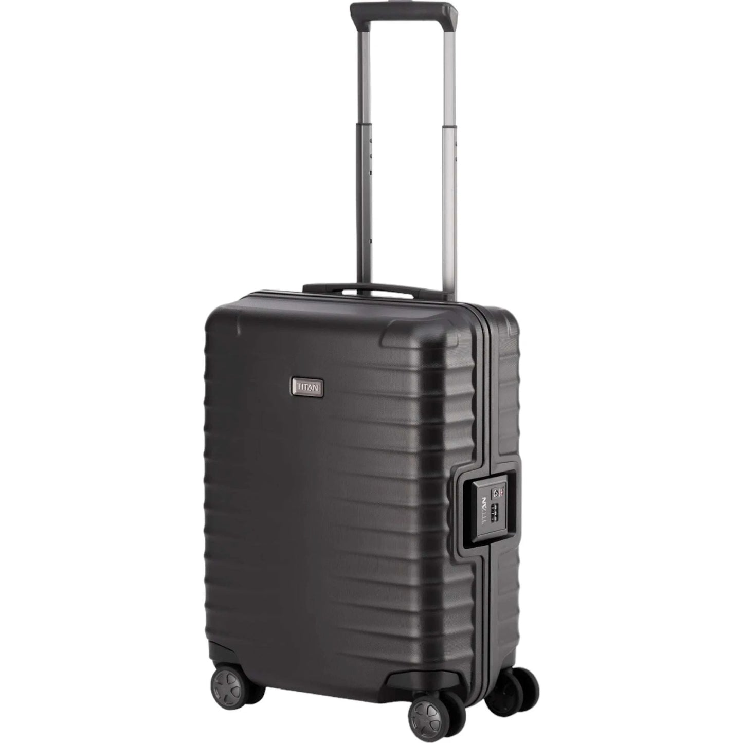 TITAN LITRON FRAME 4-Rollen Bordtrolley S 55 cm -Schwarz KOFFER-PLUS.COM