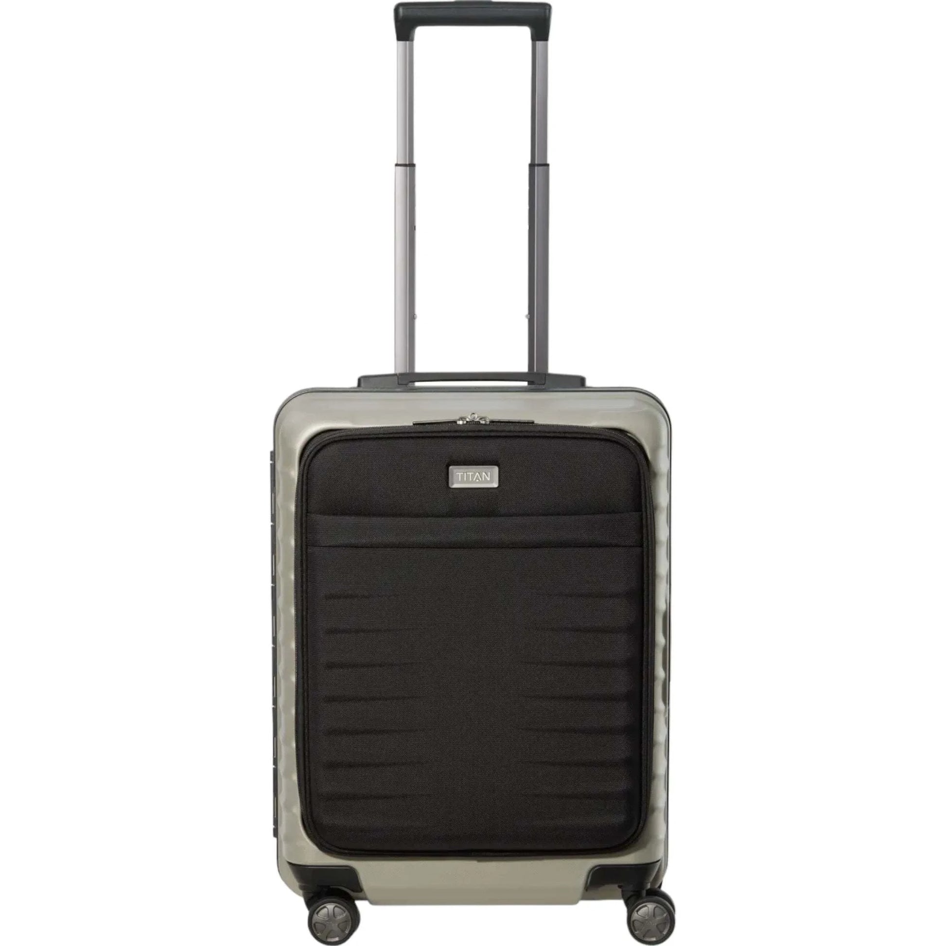 TITAN LITRON FRAME 4-Rollen Bordtrolley S mit Vortasche 55 cm -Champagner KOFFER-PLUS.COM