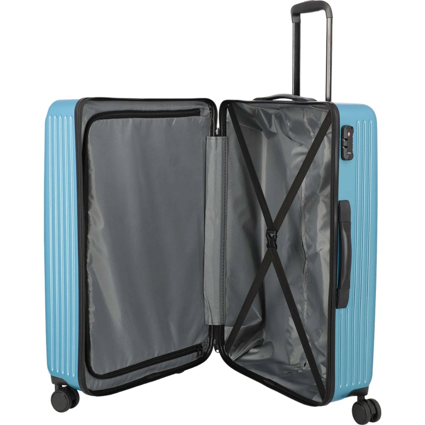 Paklite Sienna 4-Rad-Trolley L 77 cm -Eisblau KOFFER-PLUS.COM