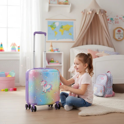 Travelite Minimover 4-Rollen-Kindertrolley 44 cm -Unicorn