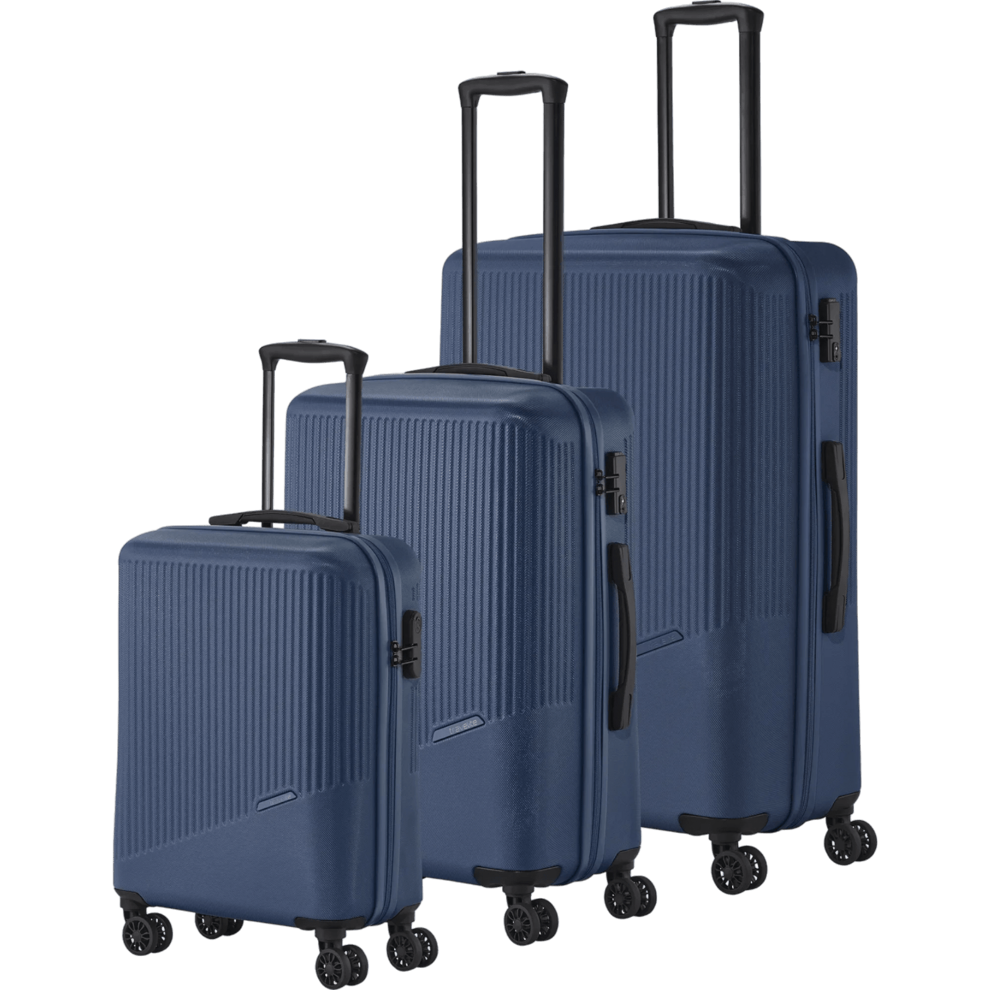 Travelite Bali  4-Rollen Kofferset 3tlg. -Blau KOFFER-PLUS.COM