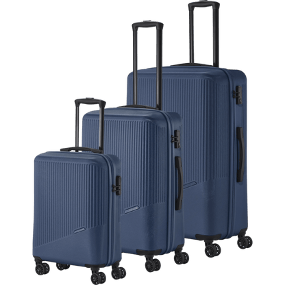 Travelite Bali  4-Rollen Kofferset 3tlg. -Blau KOFFER-PLUS.COM