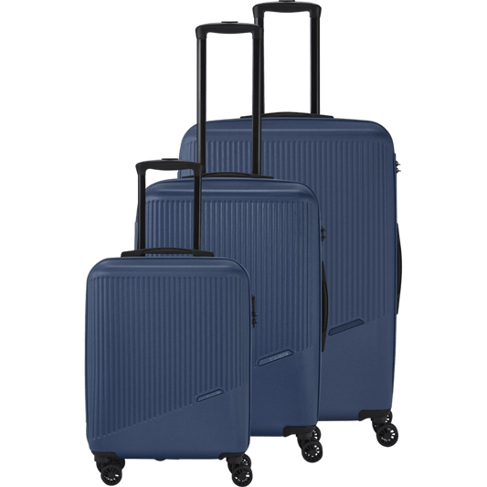 Travelite Bali  4-Rollen Kofferset 3tlg. -Blau KOFFER-PLUS.COM