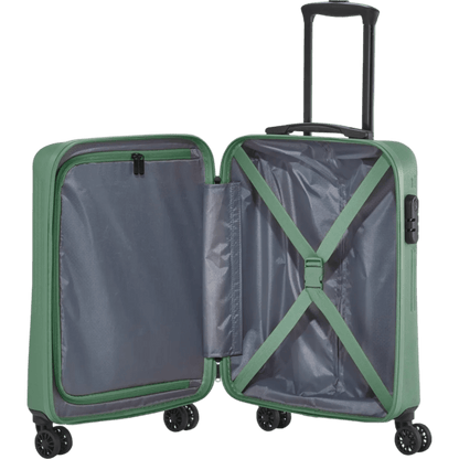 Travelite Bali  4-Rollen-Kabinentrolley S 55 cm -Grün KOFFER-PLUS.COM