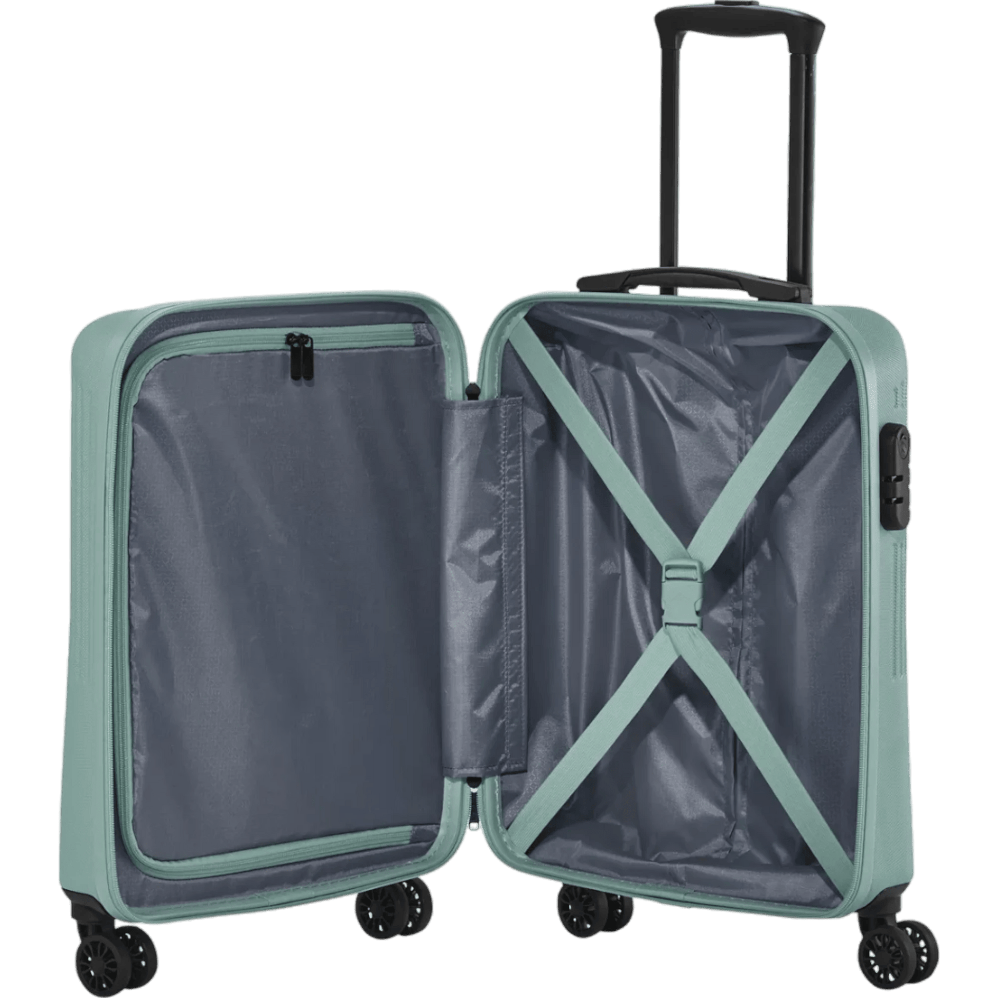 Travelite Bali  4-Rollen-Kabinentrolley S 55 cm -Mint KOFFER-PLUS.COM