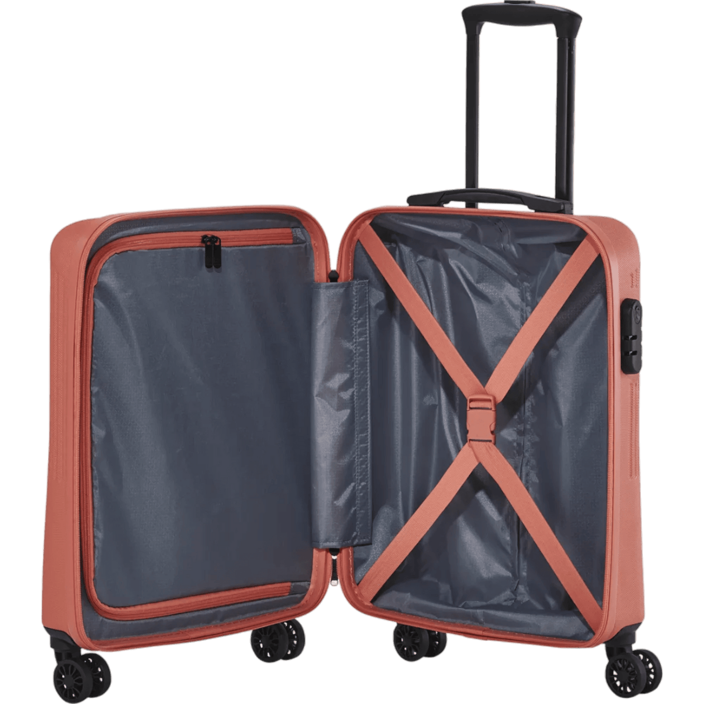 Travelite Bali  4-Rollen-Kabinentrolley S 55 cm -Koralle KOFFER-PLUS.COM