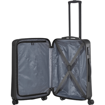 Travelite Bali  4-Rollen-Trolley M 67 cm -Schwarz KOFFER-PLUS.COM