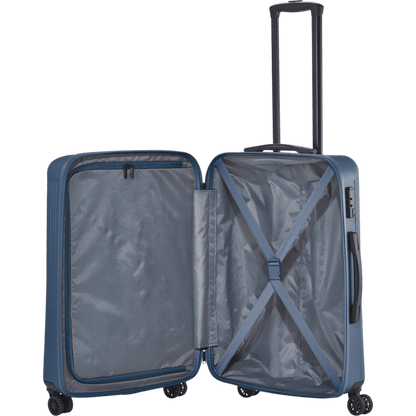 Travelite Bali  4-Rollen-Trolley M 67 cm -Blau KOFFER-PLUS.COM