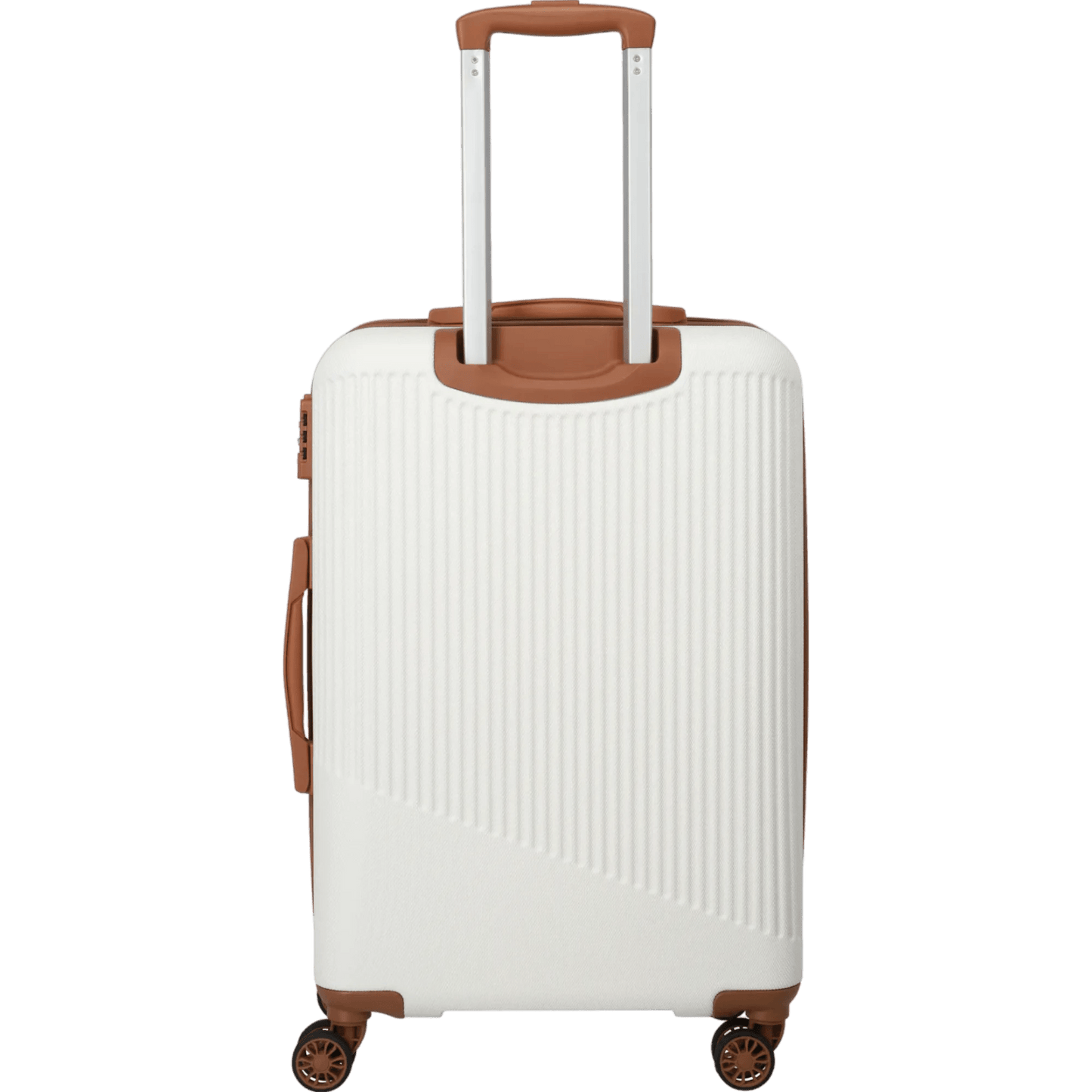 Travelite Bali  4-Rollen-Trolley M 67 cm -Weiss/cognac KOFFER-PLUS.COM