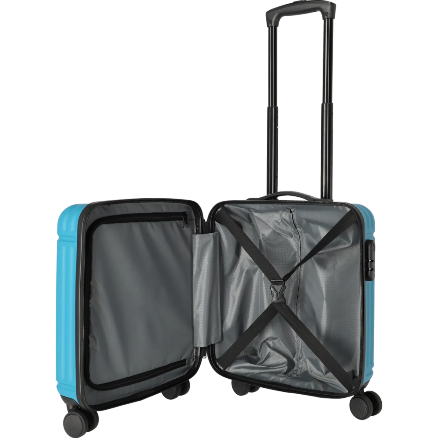 Travelite Cruise  4-Rollen-Bordtrolley XS 45 cm -Türkis KOFFER-PLUS.COM