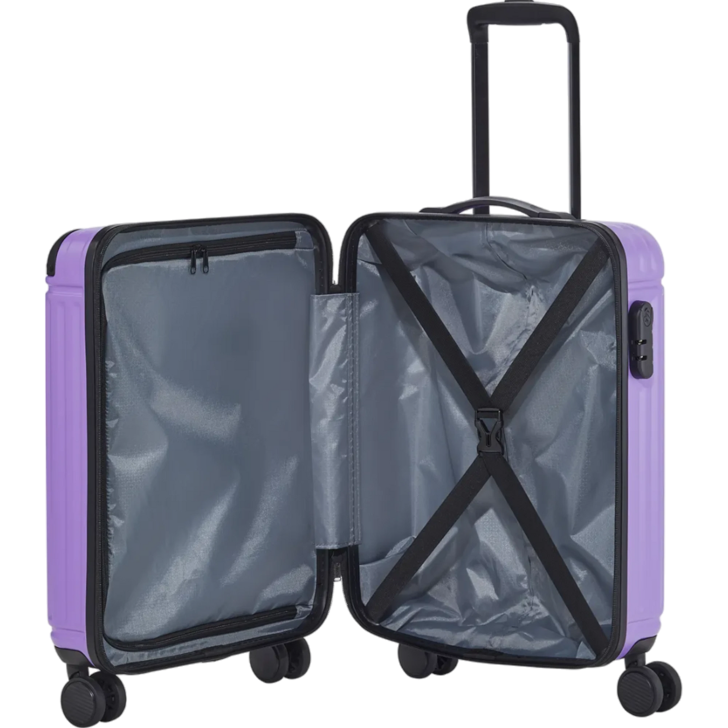 Travelite Cruise  4-Rollen-Bordtrolley S 55 cm -Flieder KOFFER-PLUS.COM