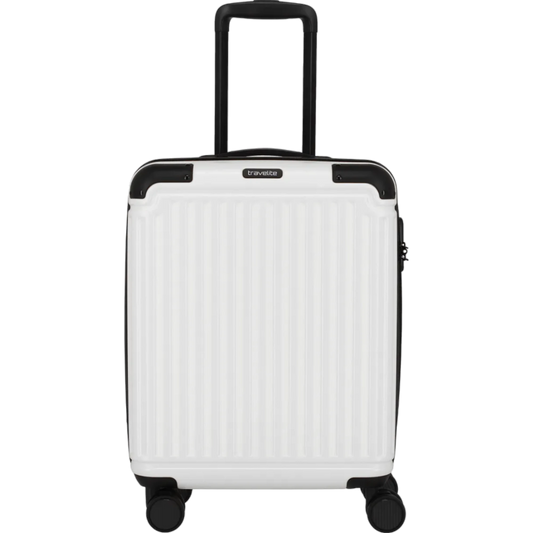 Travelite Cruise  4-Rollen-Bordtrolley S 55 cm -Weiss KOFFER-PLUS.COM