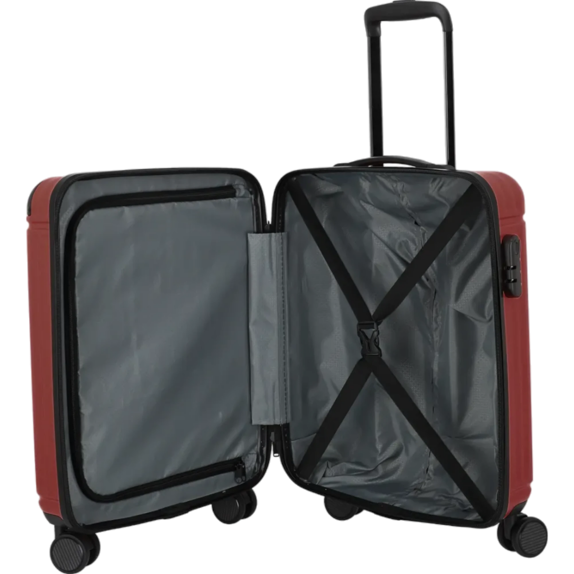 Travelite Cruise  4-Rollen-Bordtrolley S 55 cm -Bordeaux KOFFER-PLUS.COM